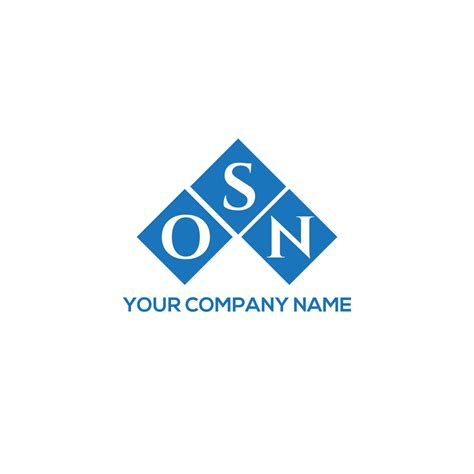 OSN letter logo design on white background. OSN creative initials ...