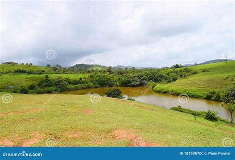 Lake In Vagamon Meadows - Greenery Against Sky In Idukki, Kerala, India ...