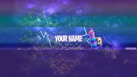 Fortnite Free Youtube Template For Banner - Image to u