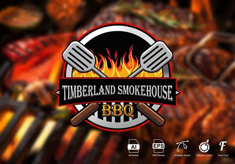 Bbq Logo Vector Design Graphic by Yulio Art · Creative Fabrica