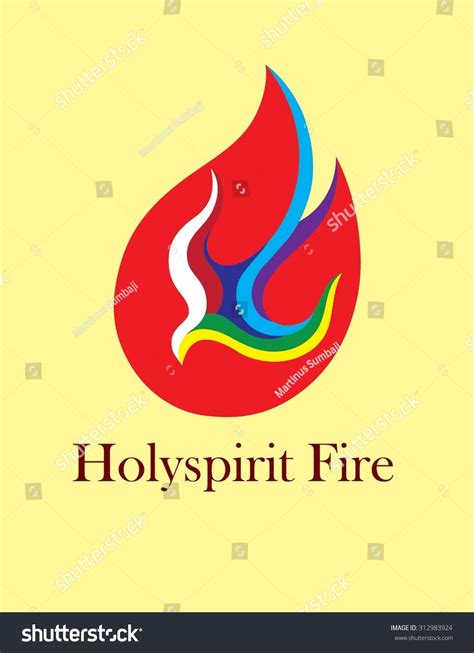 Holy Spirit,Fire, Art Vector Design - 312983924 : Shutterstock