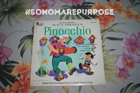 Walt Disney's Pinocchio All the Songs Movie Vinyl Record - Etsy