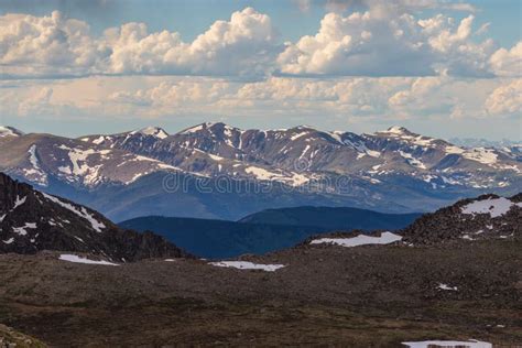 Beautiful Colorado Mountain Landscape Stock Photo - Image of clouds ...