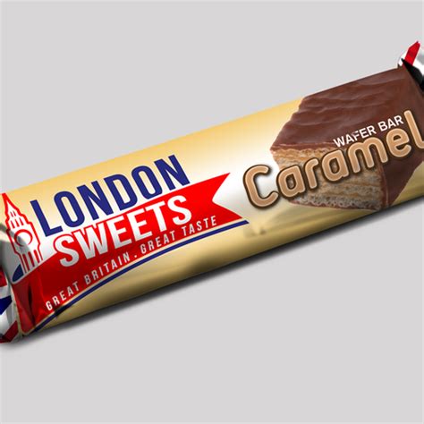 Caramel Wafer bar design. | Product packaging contest