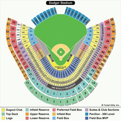 busch stadium seating chart with seat numbers | Dodger stadium, Dodger ...