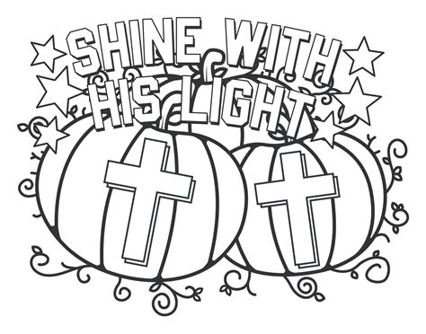 christian halloween coloring pages printable