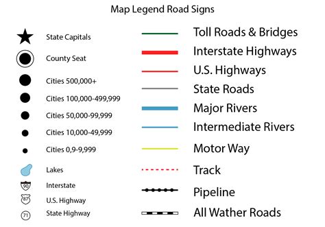 Free Map Legend Vector | Map symbols, Cartography map, Map