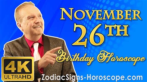 November 26 Zodiac Horoscope and Birthday Personality | November 26th ...