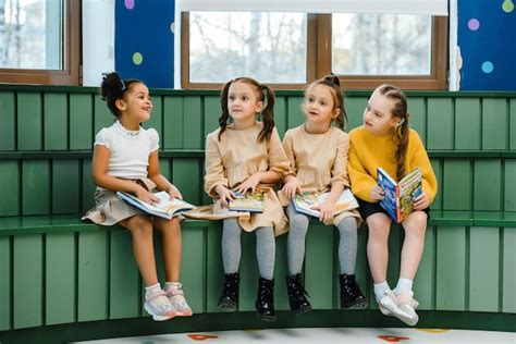 Premium Photo | Children sitting in the classroom