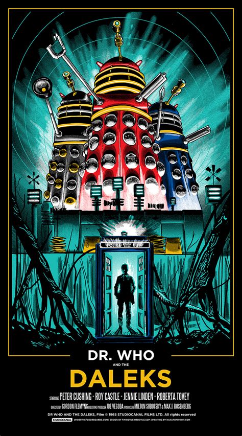 Poster: Dr. Who and The Daleks (1965) Starring Peter Cushing