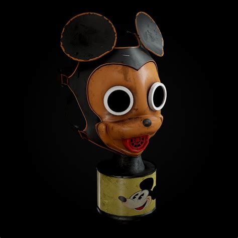 ArtStation - Mickey mouse Gas mask