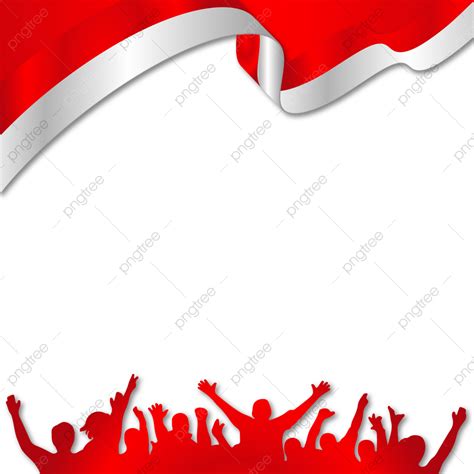 Hari Sumpah Pemuda Vector Hd PNG Images, Red White Indonesia Flag Or ...