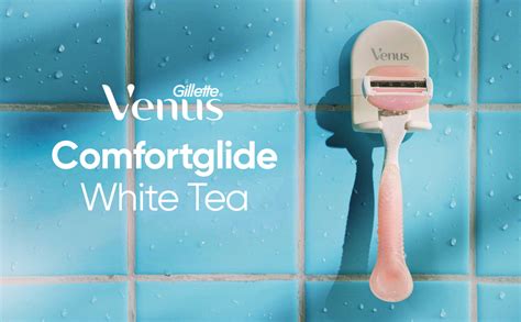 Gillette Venus ComfortGlide White Tea Women's Razor - 1 Handle + 2 ...