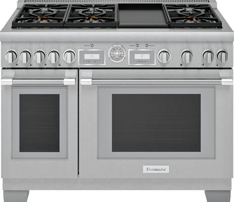 Thermador PRG486WDG 48 Inch Freestanding Gas Smart Range with 6 Sealed ...