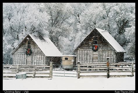 Winter Barn Scenes Wallpaper - WallpaperSafari