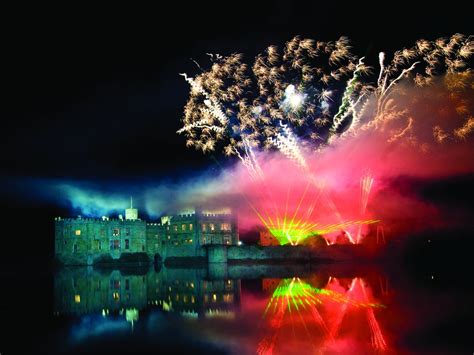 Group Tour visit to Leeds Castle Fireworks display