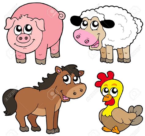 FARM ANIMALS CARTOON CLIPART - 159px Image #7