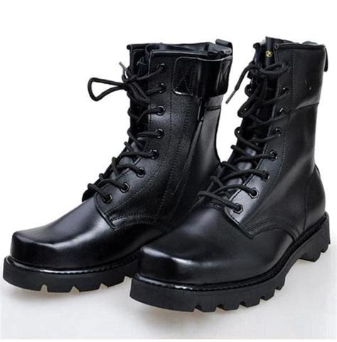 New Men Black Military Boots, Men Combat Boot, Men Lace | RebelsMarket