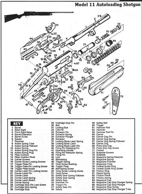 Remington Model 11 Autoloading Shotgun - Схемы (оружие) - Галерея ...