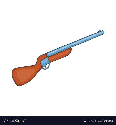 Hunting shotgun icon cartoon style Royalty Free Vector Image