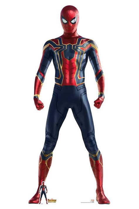 Spider-Man Iron Spider Suit Avengers Infinity War Lifesize Cardboard Cutout