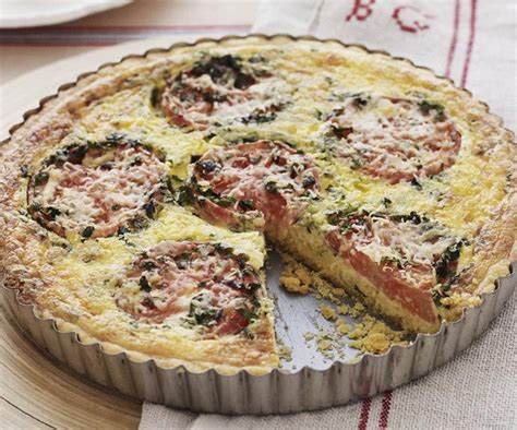 Tomato and basil quiche | Australian Women's Weekly Food