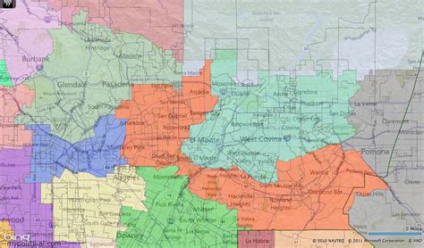 Map Of San Gabriel Valley - Maps For You