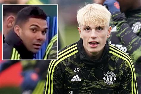 Man Utd fans love Casemiro’s reaction to Alejandro Garnacho’s bleached ...