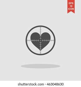 275 Heart Crosshair Icon Images, Stock Photos & Vectors | Shutterstock