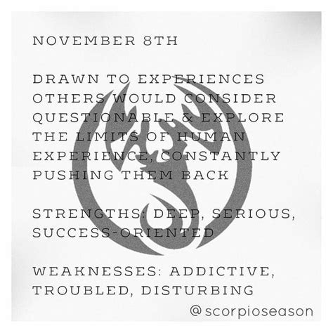 Scorpio Born on November 8