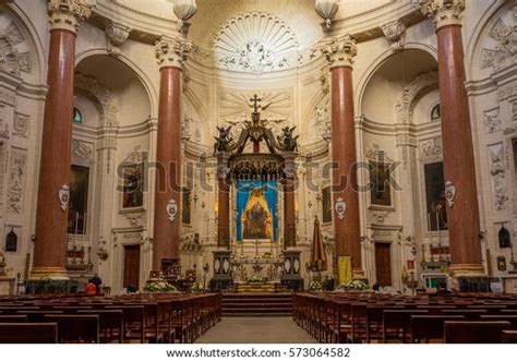 Interior Altar Famous Basilica Our Lady Stock Photo 573064582 ...