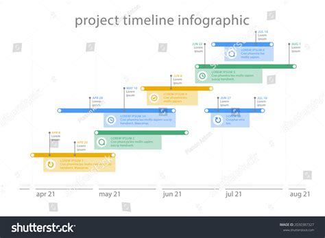 Process Infographic Design Template Timeline Step Stock Vector (Royalty ...