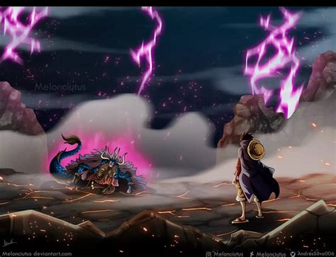 One Piece 1011 - Luffy vs Kaido by Melonciutus on DeviantArt