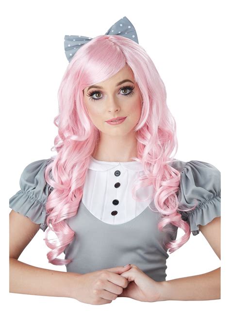 Pink Cosplay Doll Women Wig - Wigs