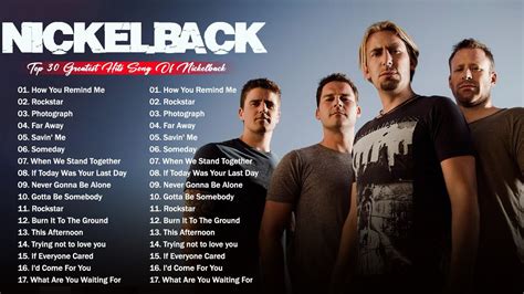 Best Songs Nickelback Full Album 2023 - Nickelback Greatest Hits ...