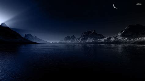 Mountain Night Wallpaper - WallpaperSafari