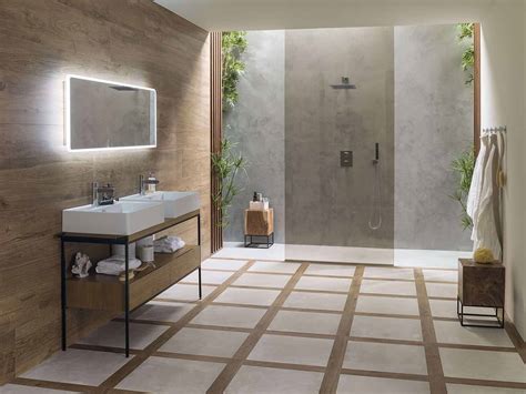 5 Amazing Bathrooms With Wood Effect Wall Tiles | Porcelanosa