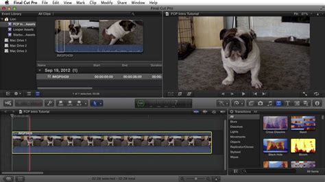 Final Cut Pro X Tutorial - Intro To Final Cut Pro X (Overview / Quick ...