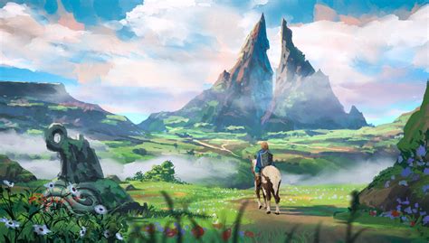 The Legend Of Zelda: Breath Of The Wild HD, Landscape, Link, HD ...