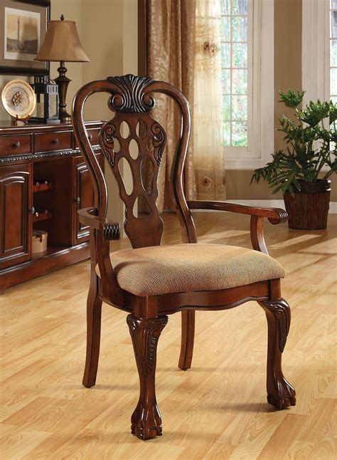 Traditional Dining Room Furniture - Cherry Finish Traditional Dining ...