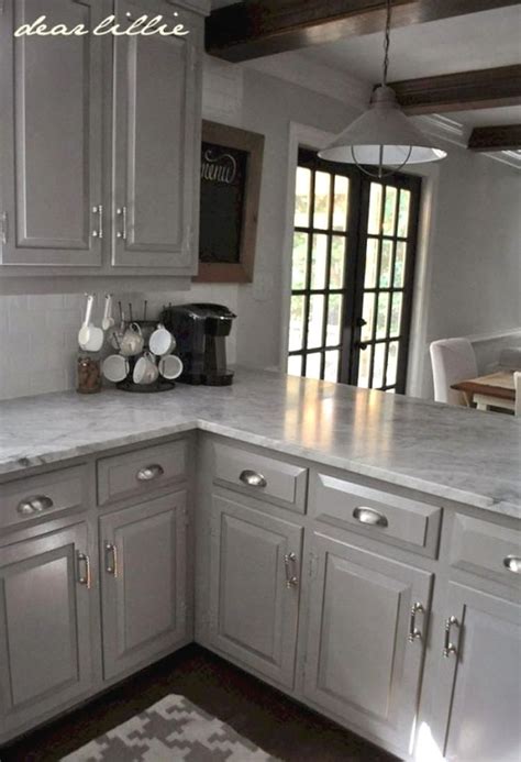 10+ Light Grey Gray Kitchen Walls With White Cabinets - DECOOMO