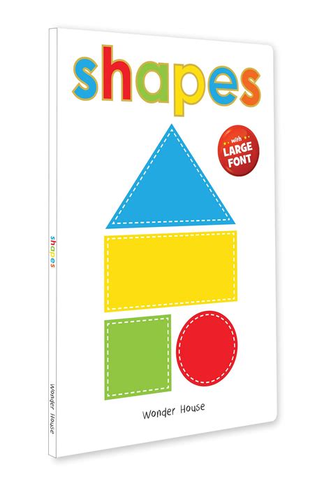 Shapes - Early Learning Board Book With Large Font – Book Mart W.L.L