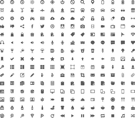 600 Gorgeous Black & White PNG Icons [Freebie (With images)