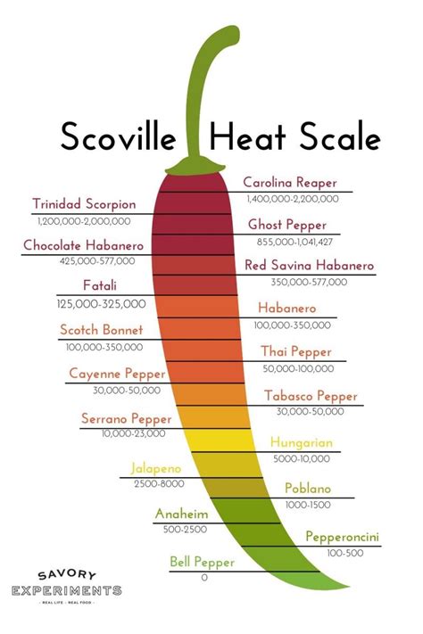 The Scoville Scale For Chili Peppers | Can you Handle the Heat?