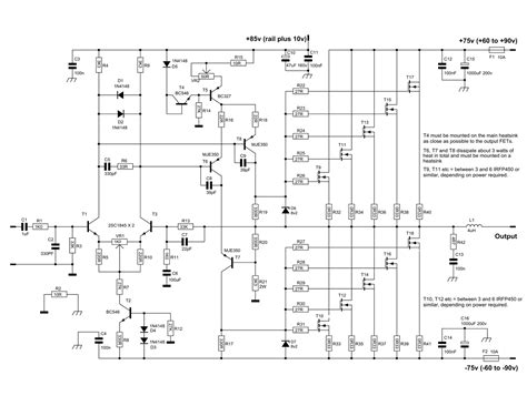 600W MOSFET Power Amplifier - Amplifier Circuit Design