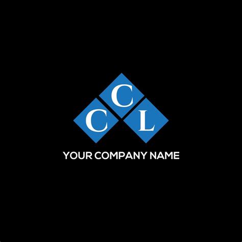 CCL letter logo design on BLACK background. CCL creative initials ...