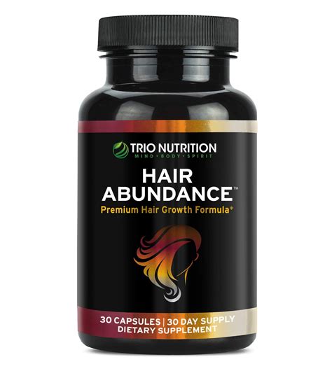 Trio Nutrition Biotin 10,000mcg - Hair Growth Vitamins for Stronger and ...