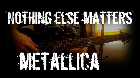 METALLICA - Nothing else matters - COVER INSTRUMENTAL & KARAOKE - YouTube