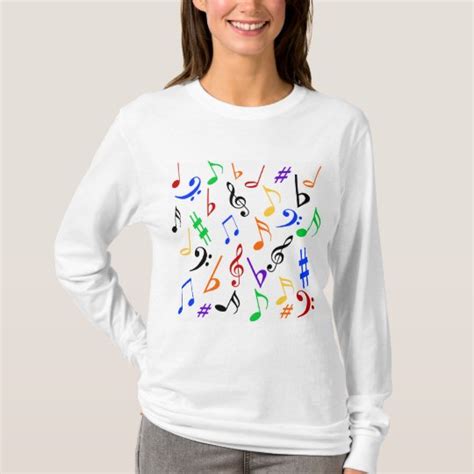 Musical Notes Music Shirt | Zazzle.com