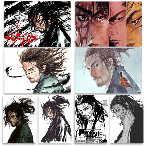 Japanese Samurai Characters Vagabond Miyamoto Musashi Inoue Takehiko ...